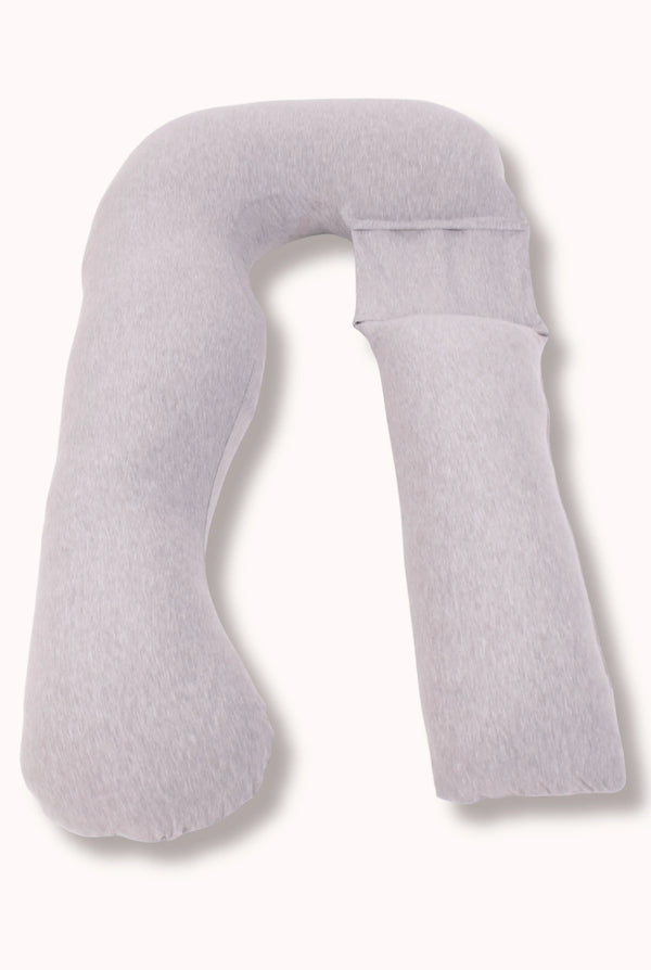 Polštář pro těhotné a kojící 3 v 1 - šedý