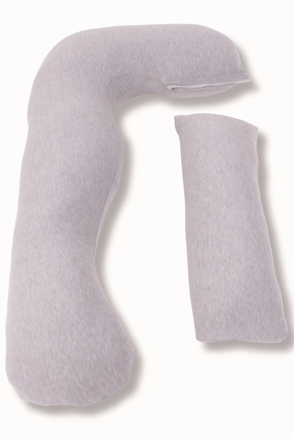 Polštář pro těhotné a kojící 3 v 1 - šedý