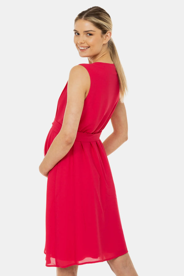 Oficiální těhotenské a kojicí šaty s plisováním