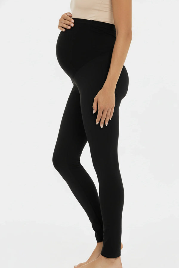 Černé těhotenské legíny