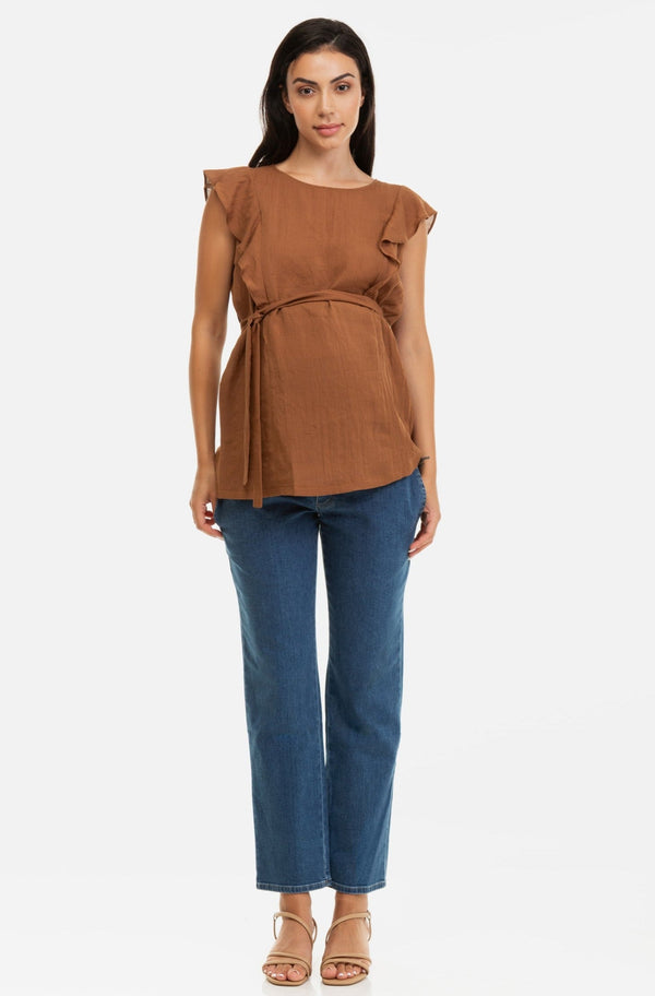 Elastické těhotenské džíny