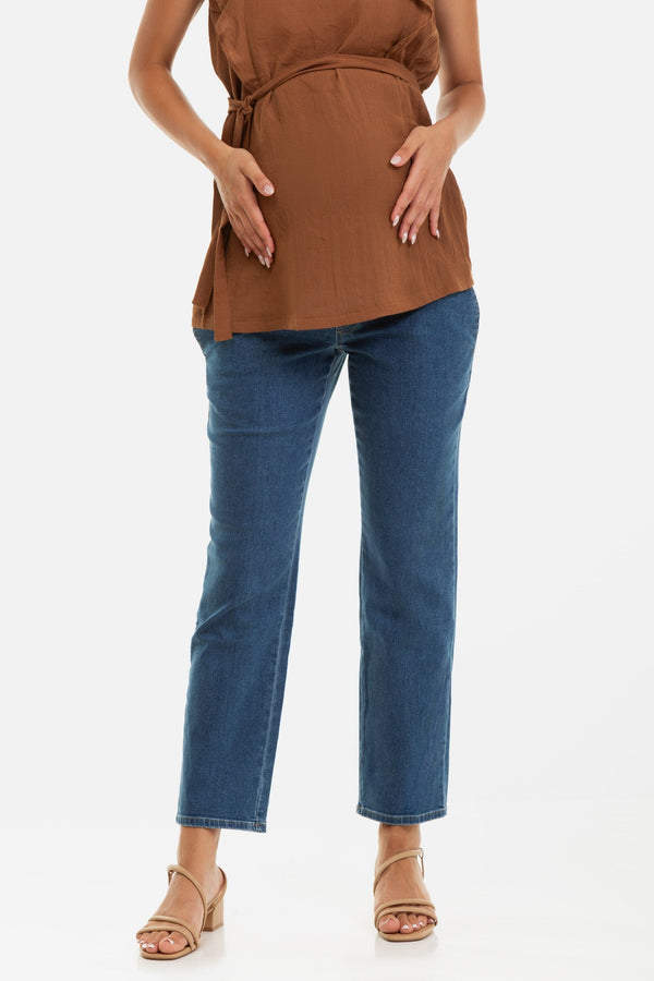 Elastické těhotenské džíny