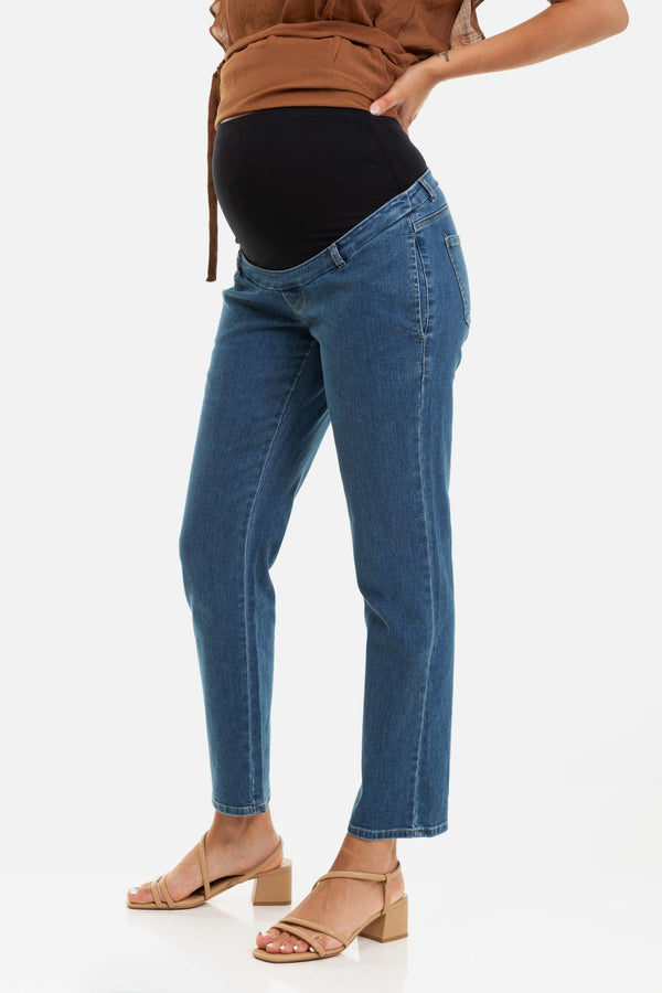 Elastické těhotenské džíny