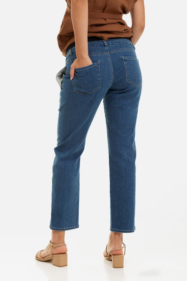 Elastické těhotenské džíny