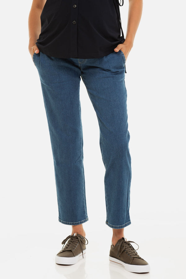 Elastické těhotenské džíny