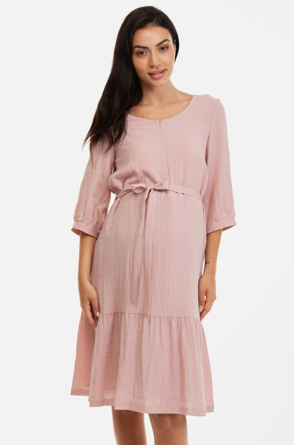 Volánkové těhotenské a kojící šaty