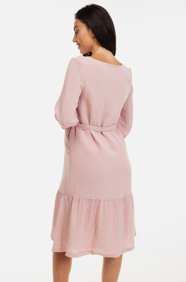 Volánkové těhotenské a kojící šaty