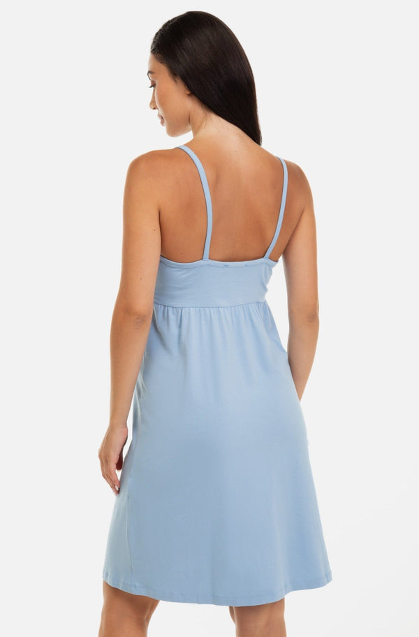 Bavlněná těhotenská a kojící noční košile