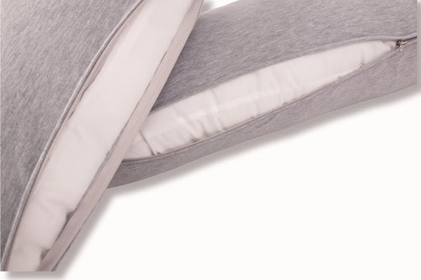 Polštář pro těhotné a kojící 3 v 1 - šedý