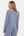Měkký těhotenský crop top s dlouhým rukávem z modalu - pastelově modrá