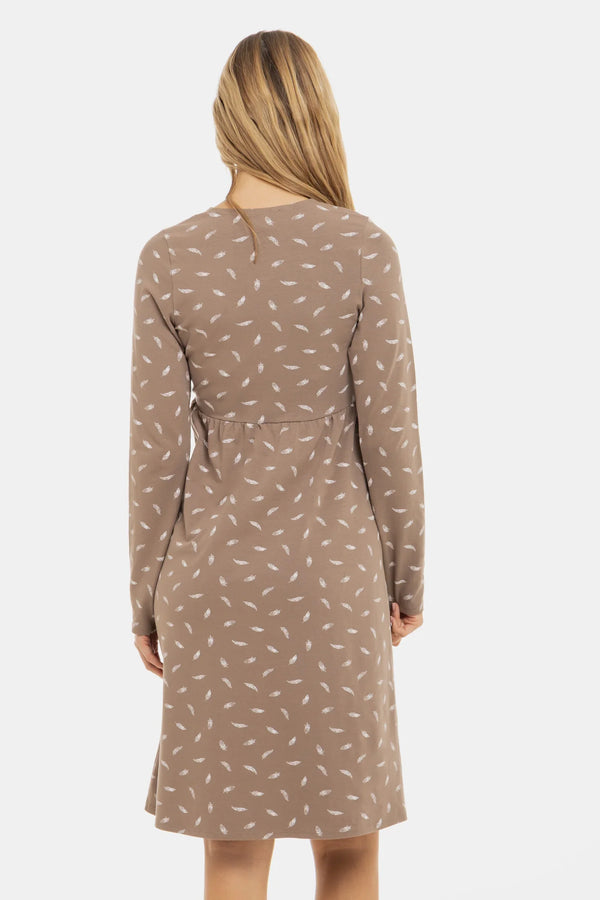 Těhotenská a kojicí noční košile - Peří