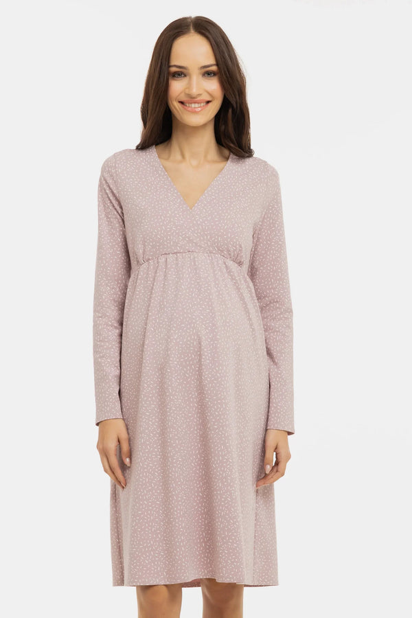 Těhotenská a kojicí noční košile - Konfety