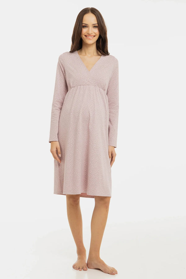 Těhotenská a kojicí noční košile - Konfety