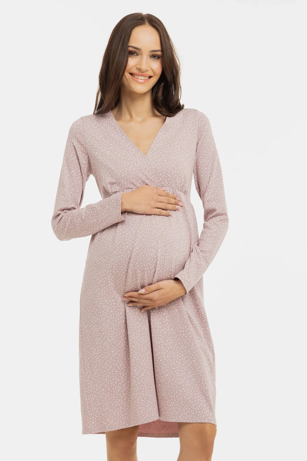 Těhotenská a kojicí noční košile - Konfety