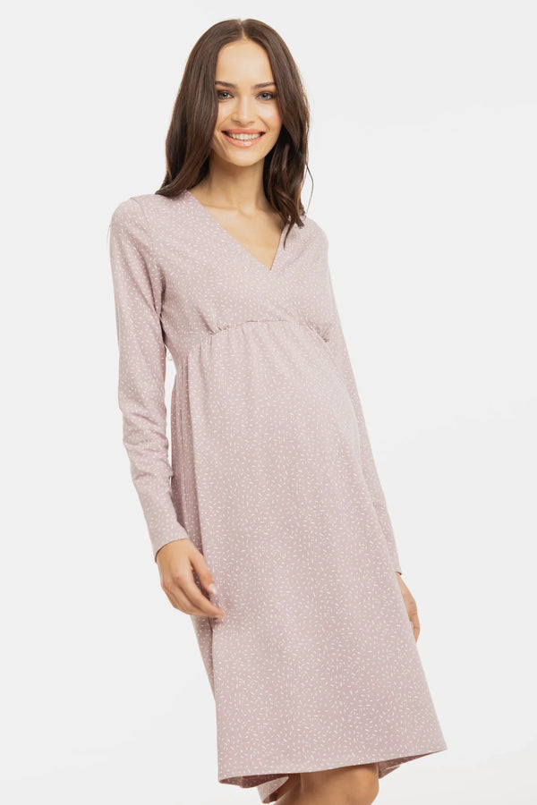 Těhotenská a kojicí noční košile - Konfety