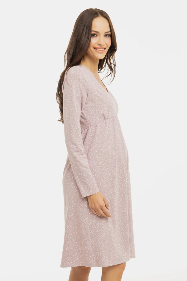 Těhotenská a kojicí noční košile - Konfety