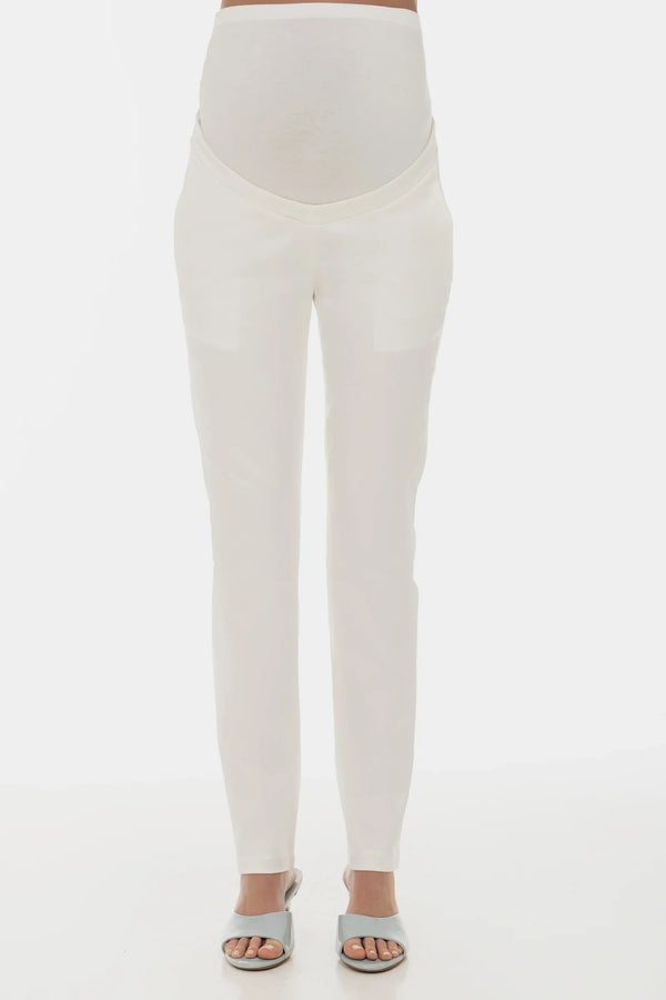 Bavlněné těhotenské kalhoty