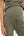 Žebrované těhotenské kalhoty – khaki