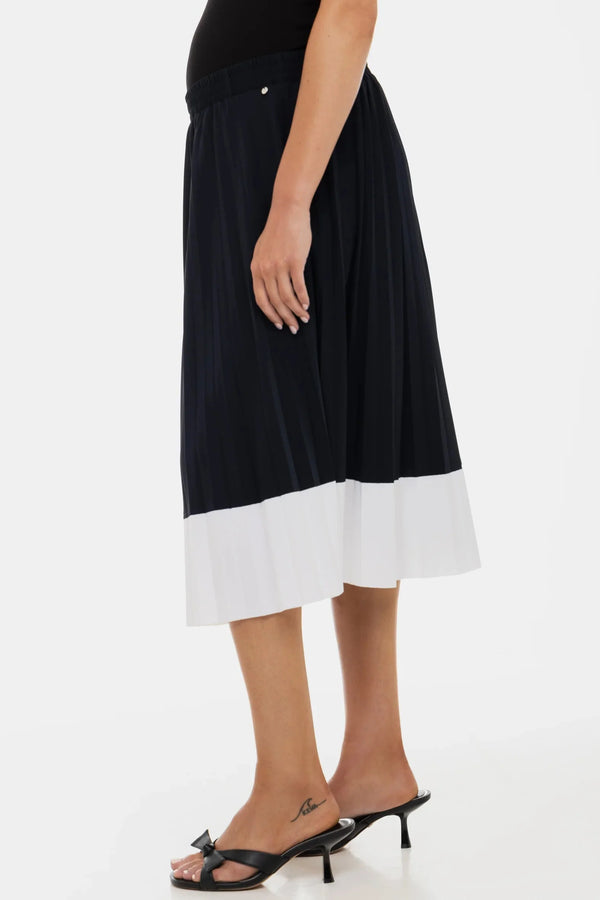 Těhotenská plisovaná sukně