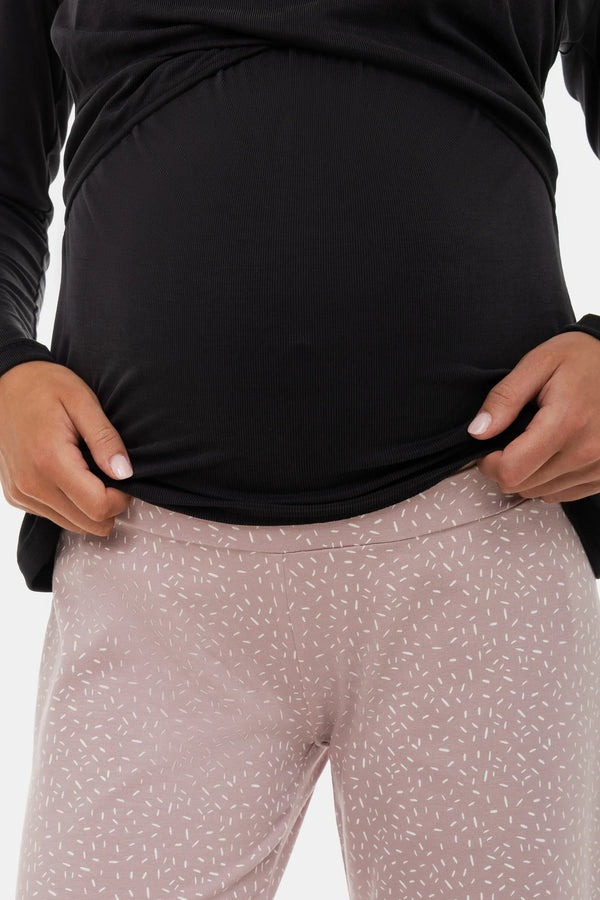 Těhotenský a kojicí pyžamový set – Confetti