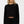 Měkký těhotenský crop top s dlouhým rukávem z modalu – černý