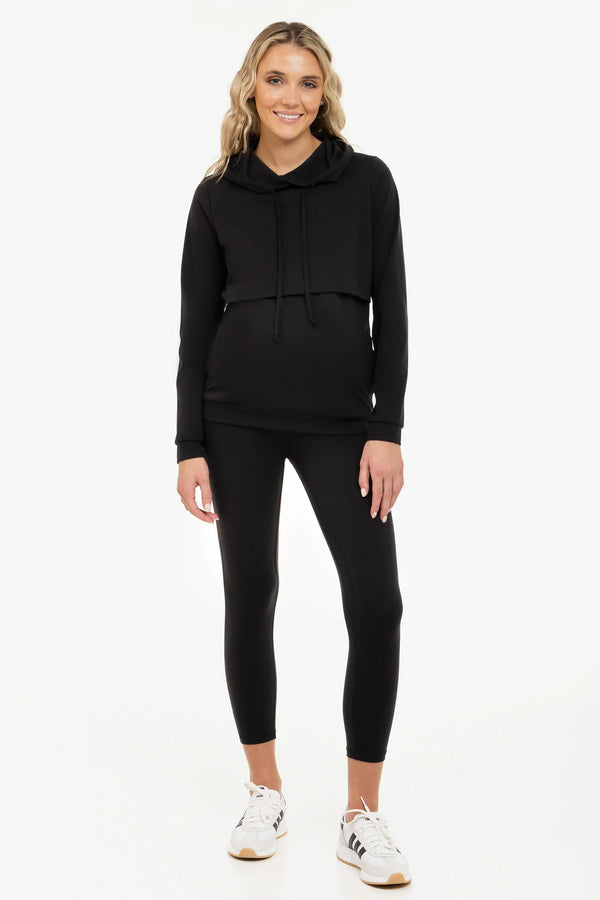 Tvarující těhotenské legíny s vysokým pasem - 64 cm