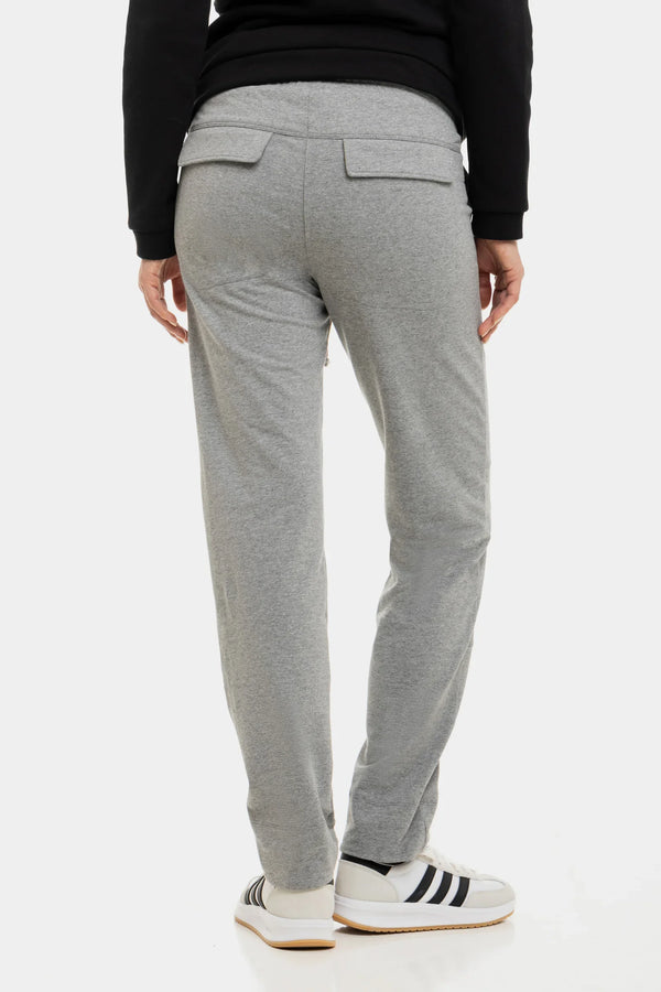 Těhotenské sportovní kalhoty – šedé