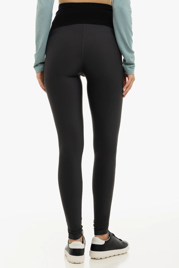 Těhotenské legíny z jemného kartáčovaného žerzeje