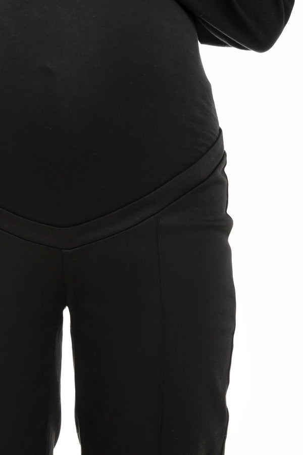 Bavlněné elastické těhotenské kalhoty