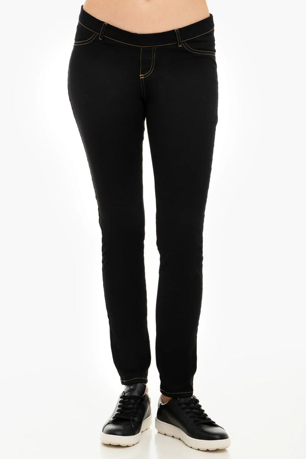 Elastické těhotenské džíny s odnímatelným páskem