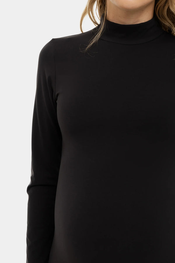 Tvarující těhotenský overal s polo límcem