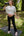 Měkký těhotenský crop top z modalu – světle šedý