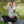 Měkký těhotenský crop top z modalu – světle šedý