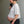 Měkký těhotenský crop top z modalu – světle šedý