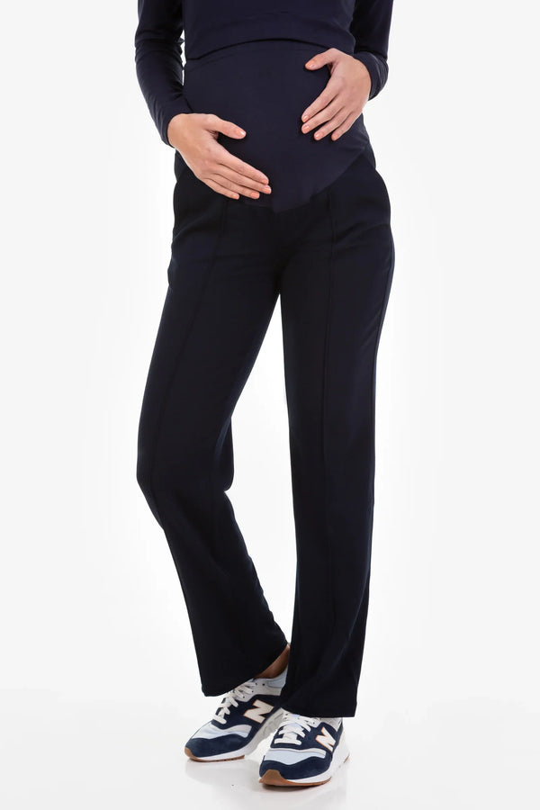 Elegantní těhotenské kalhoty z organické bavlny