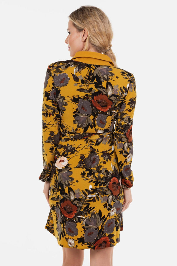 Těhotenské a kojicí šaty s květinovým vzorem