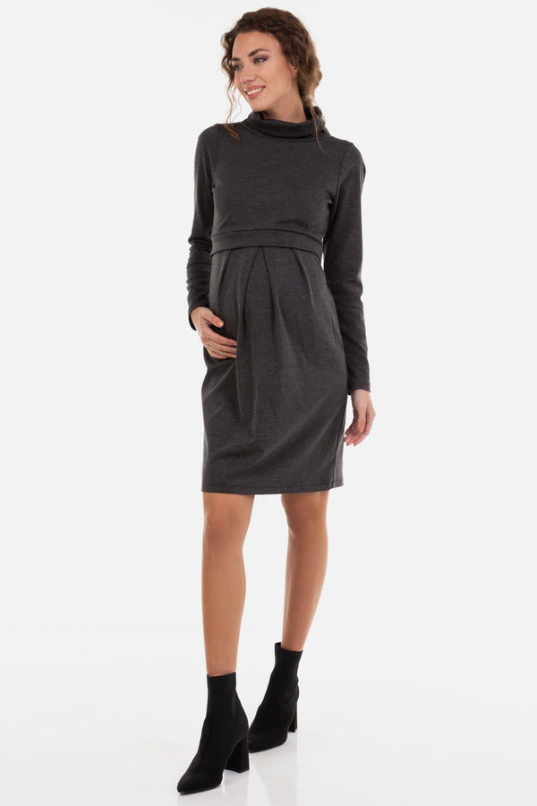 Těhotenské a kojící polo šaty