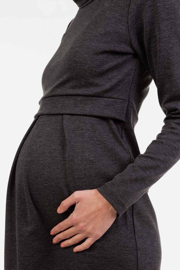 Těhotenské a kojící polo šaty