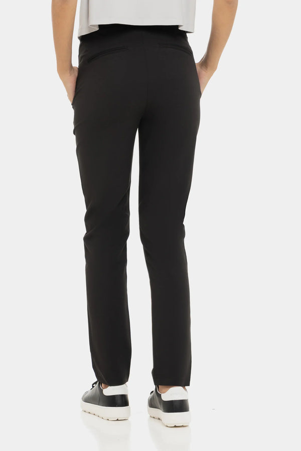 Elegantní těhotenské kalhoty - černé