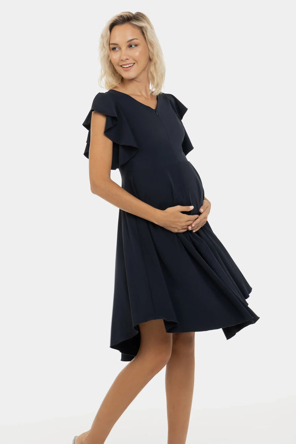 Vzdušné těhotenské a kojící šaty