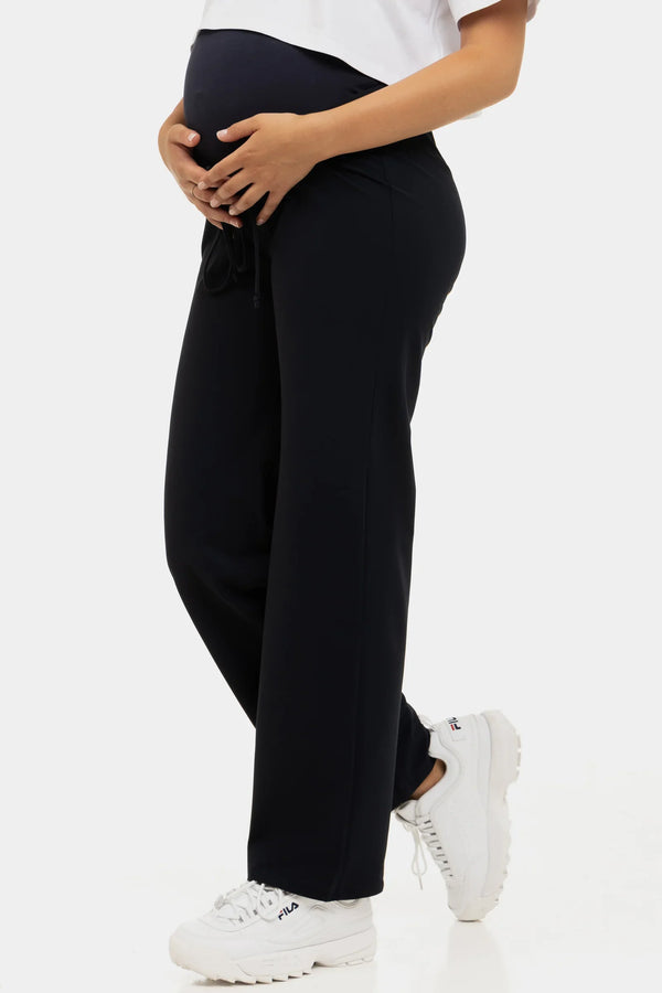 Každodenní těhotenské kalhoty - tmavě modrá