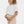 Těhotenský crop top z bavlny – bílý