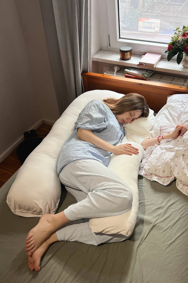 Polštář pro těhotné a kojící 3 v 1 - ecru