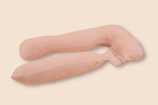 Polštář pro těhotné a kojící 3 v 1 - krémový