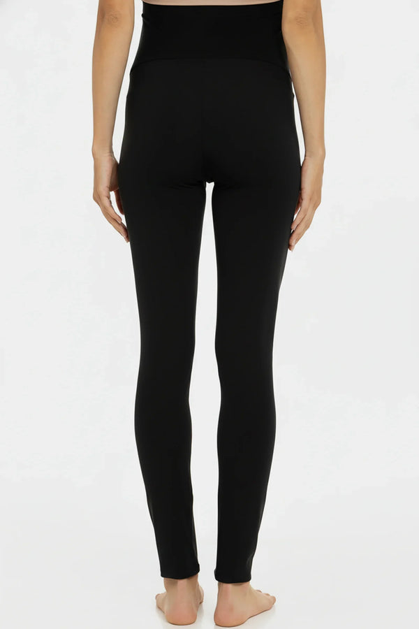 Černé těhotenské legíny