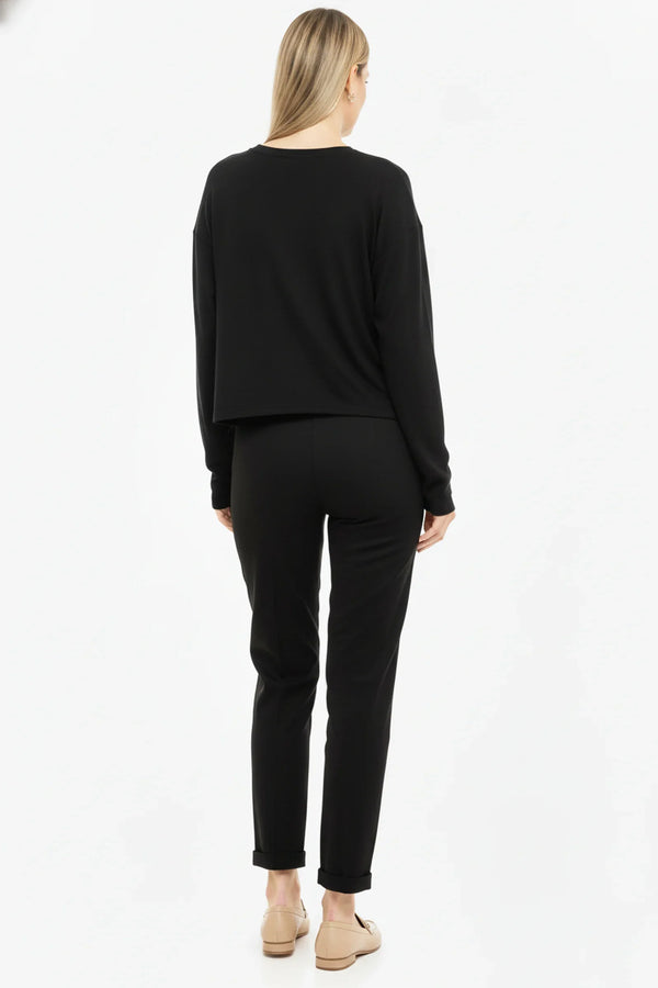 Bavlněné elastické těhotenské kalhoty