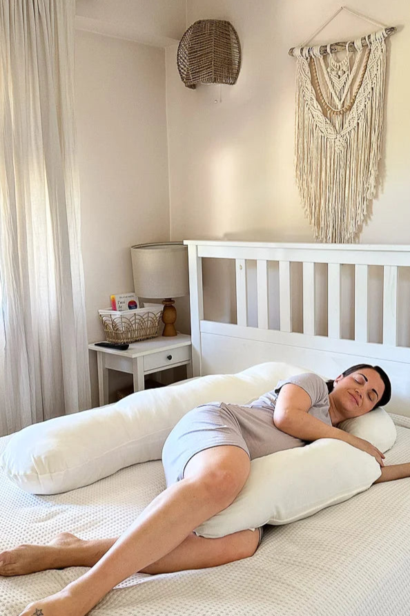 Polštář pro těhotné a kojící 3 v 1 - ecru