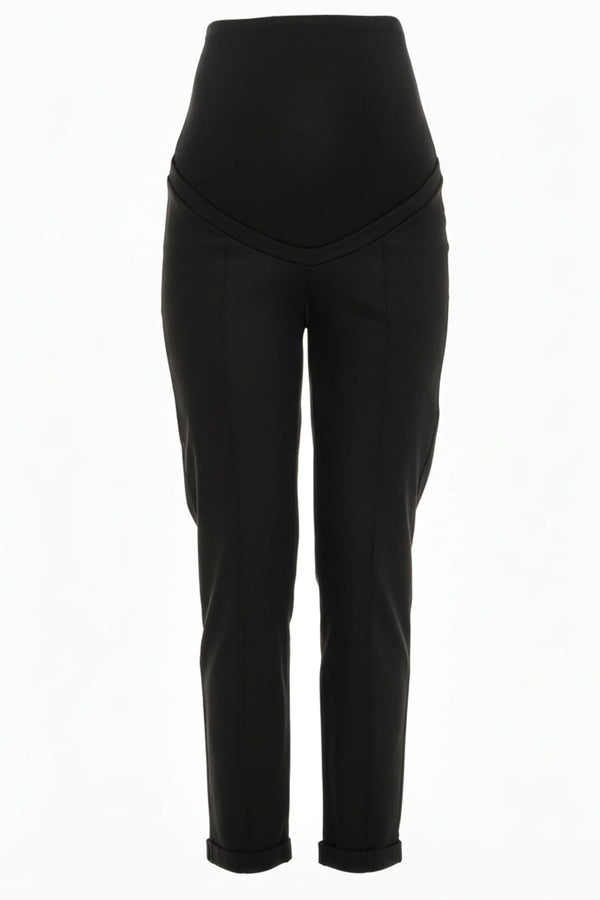 Bavlněné elastické těhotenské kalhoty