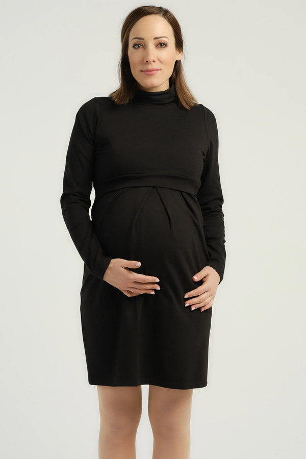 Těhotenské a kojící polo šaty