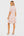 Těhotenské a kojicí šaty s límečkem a zavinovacím výstřihem – pudrově růžová